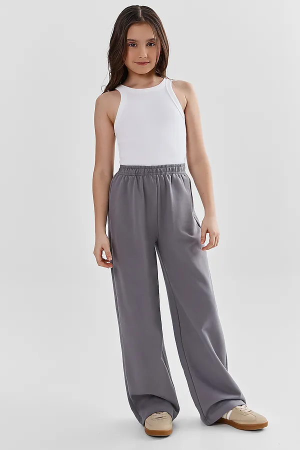 Брюки для девочек MARK FORMELLE, т.серый - фото 1