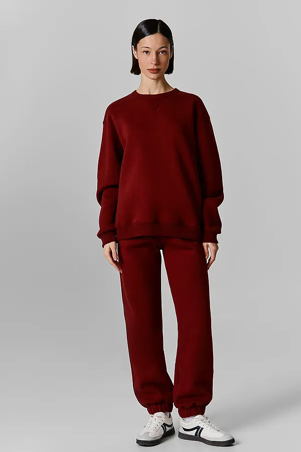 Комплект женский (джемпер, джоггеры) MARK FORMELLE, бордовый - фото 1