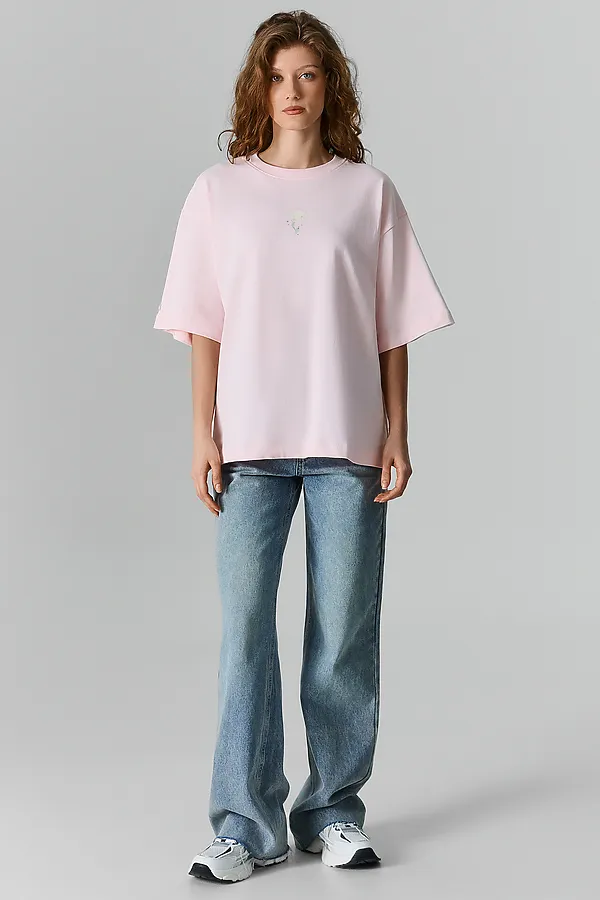 Футболка женская MARK FORMELLE, балерина +печать1 - фото 1