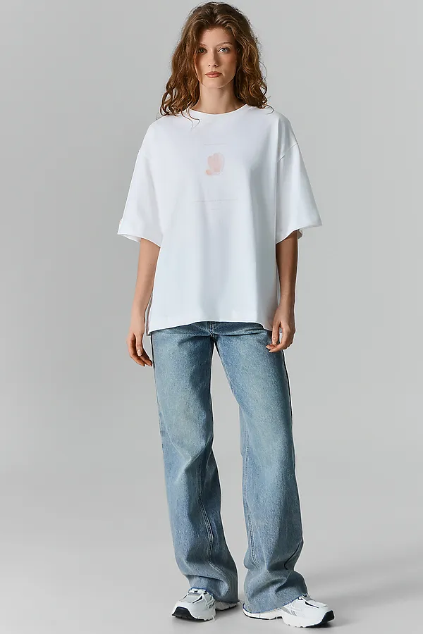 Футболка женская MARK FORMELLE, белый +печать27 - фото 1