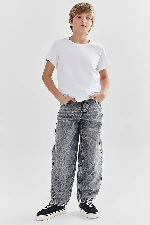 Джинсы для мальчиков  MARK FORMELLE, серый - фото 1