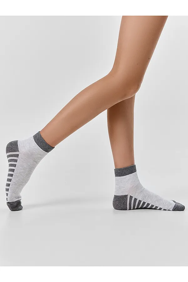 Носки детские MARK FORMELLE, св.серый меланж /т.серый меланж - фото 1