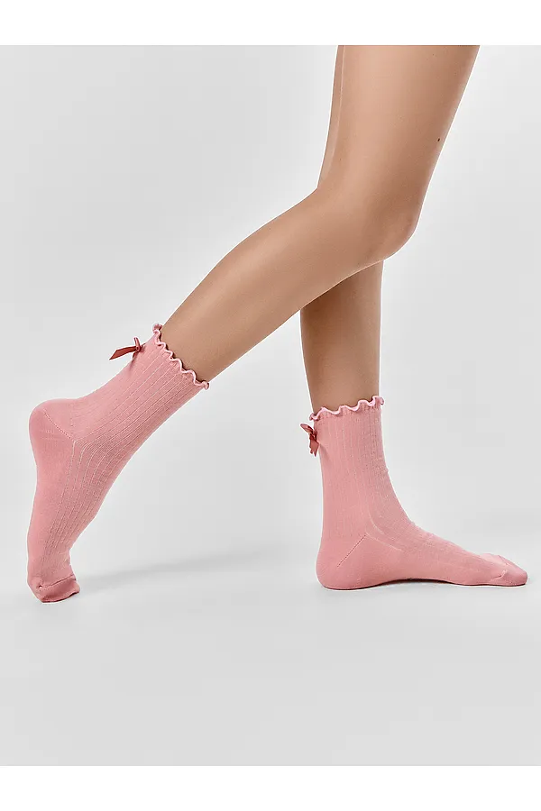 Носки детские MARK FORMELLE, сухая роза - фото 1