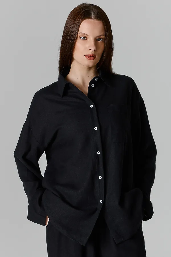 Рубашка женская MARK FORMELLE, черный1 - фото 1