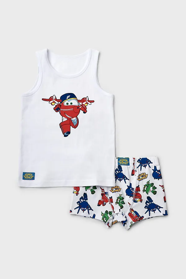 Комплект трикотажный для мальчиков: майка, трусы PLAYTODAY, разноцветный - фото 1