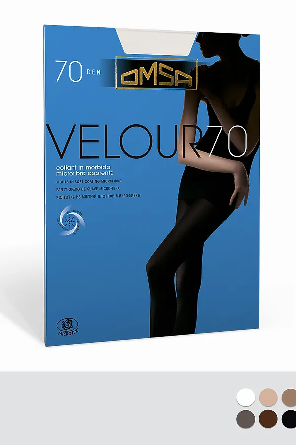 Колготки OMSA, aviator blue (синий) - фото 1