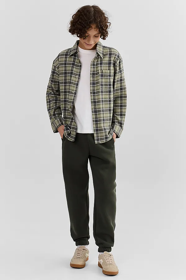 Брюки для мальчиков MARK FORMELLE, т.хаки - фото 1