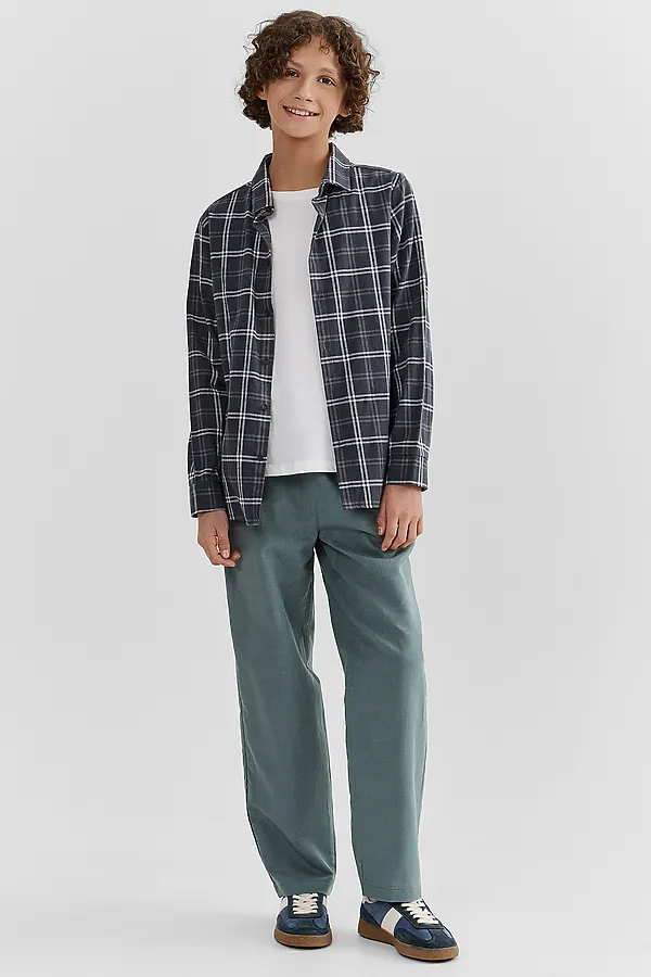 Брюки для мальчиков MARK FORMELLE, серо -бирюзовый - фото 1