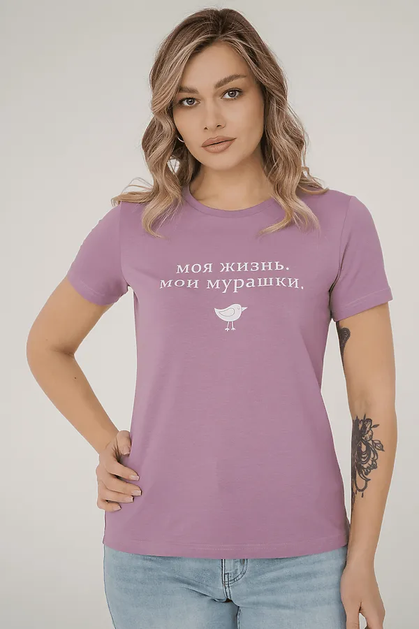 DEA MIA ФУФАЙКА ЖЕНСКАЯ 5609 DEA MIA, т.розовый - фото 1