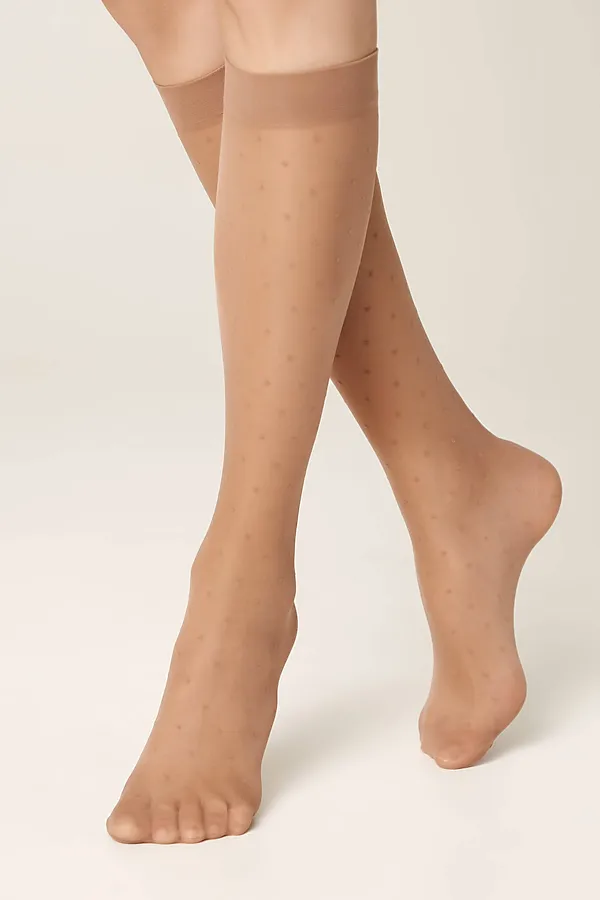 CONTE DOTS Гольфы женские CONTE ELEGANT, bronze - фото 1