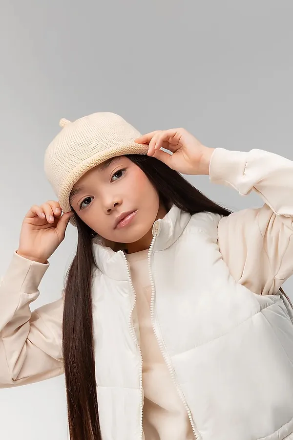 Шапка BODO, молочный - фото 1