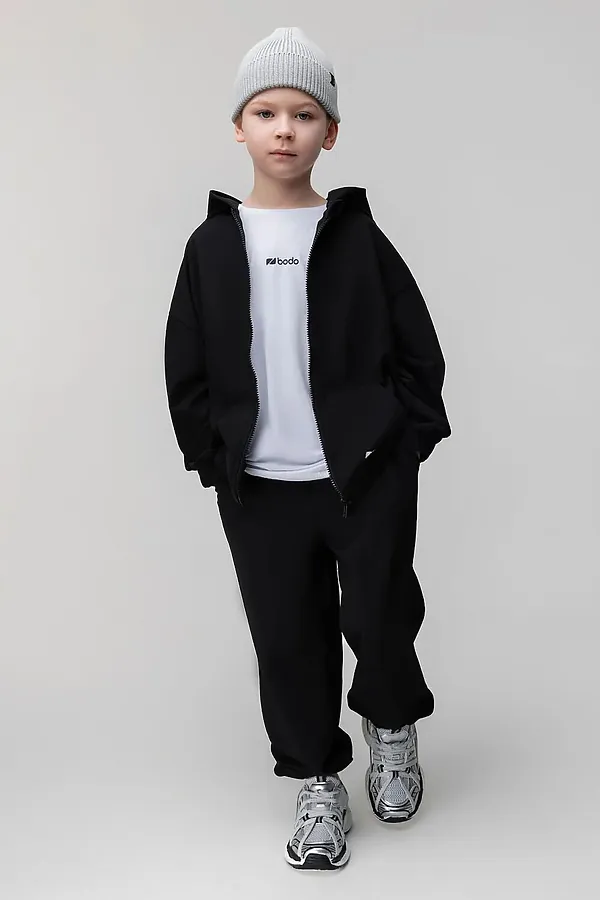 Костюм (Свитшот+Брюки) BODO, черный - фото 1