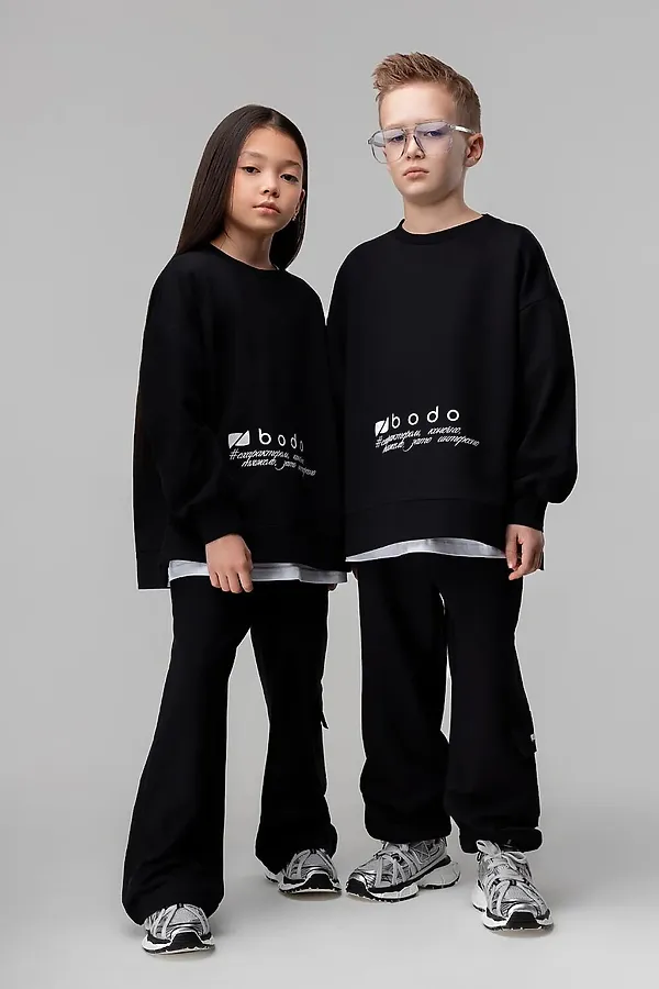 Костюм (Джемпер+Брюки) BODO-S, черный - фото 1