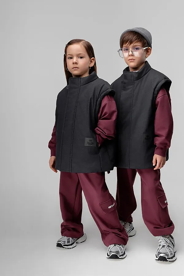 Жилет BODO, черный джинсовый - фото 1