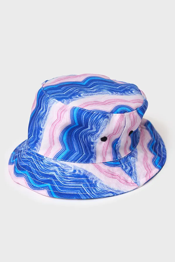 Панама текстильная для девочек PLAYTODAY, розовый,сиреневый - фото 1