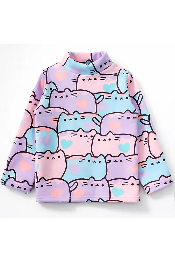 Толстовка футер 3х нитка начёс YOULALA, сиреневый - фото 1