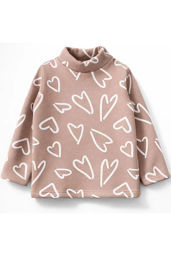 Толстовка футер 3х нитка начёс YOULALA, какао - фото 1