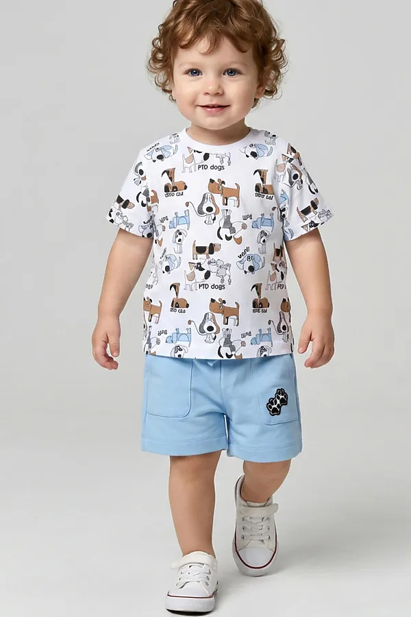 Джемпер детский трикотажный для мальчиков (футболка) PLAYTODAY, разноцветный - фото 1