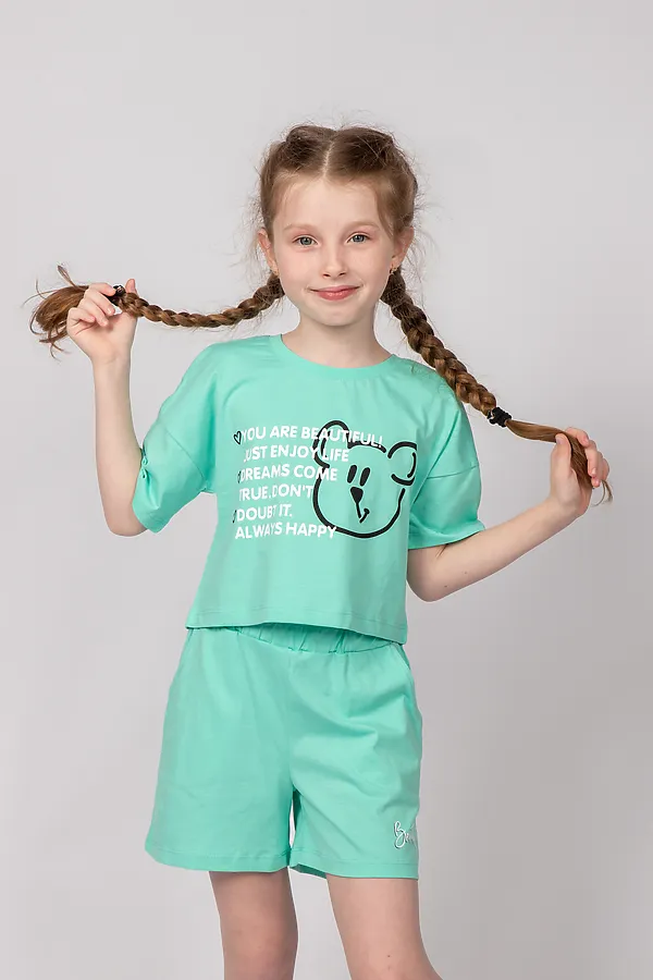 Шорты 101279 НАТАЛИ, ментол - фото 1