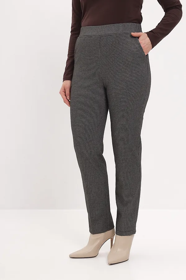 Базовые брюки MADAMODA, серо-черный - фото 1