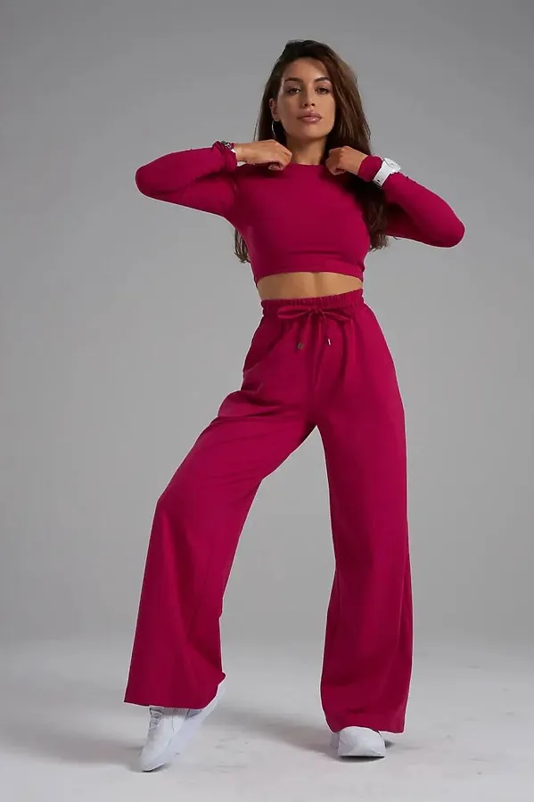 Брюки Палаццо НАТАЛИ, фуксия - фото 1