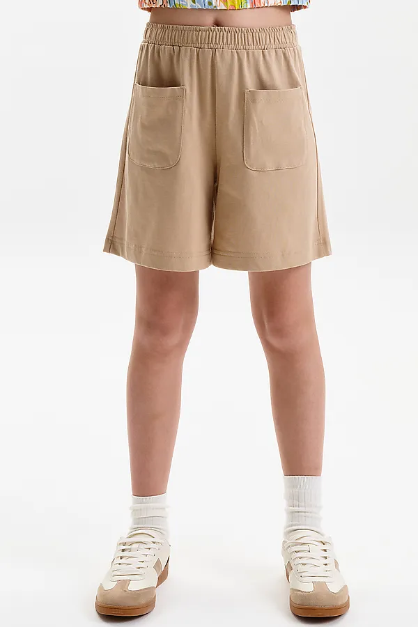 Шорты для девочек PELICAN, песочный - фото 1