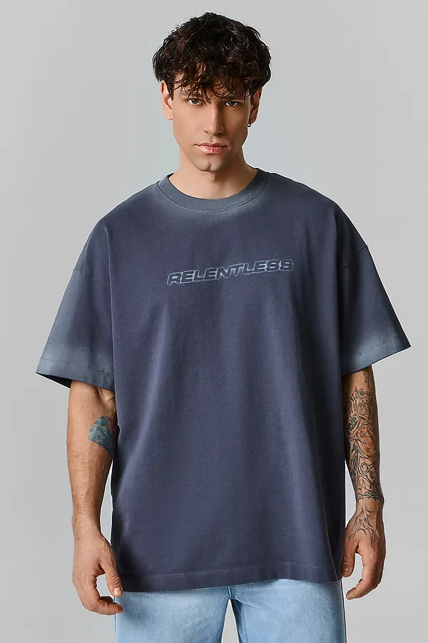 Футболка мужская MARK FORMELLE, графит +печать1 - фото 1