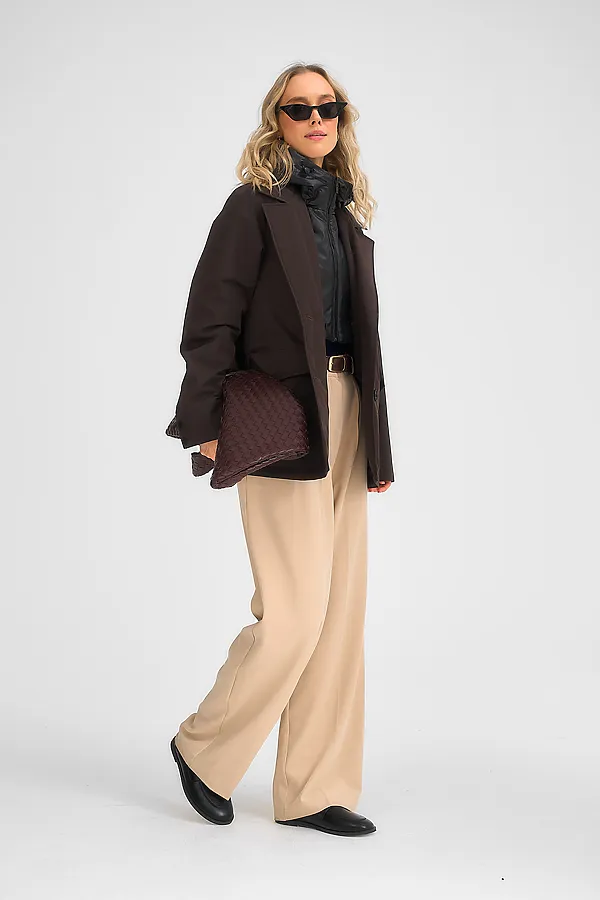 Куртка женская HOOPS, коричневый - фото 1