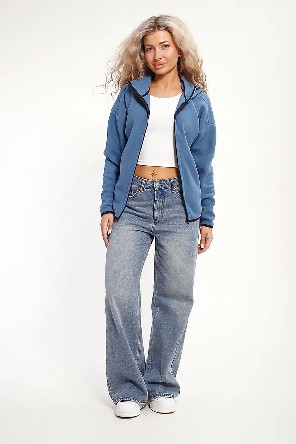 Толстовка 36991 НАТАЛИ, индиго - фото 1