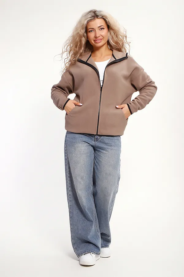 Толстовка 36991 НАТАЛИ, капучино - фото 1