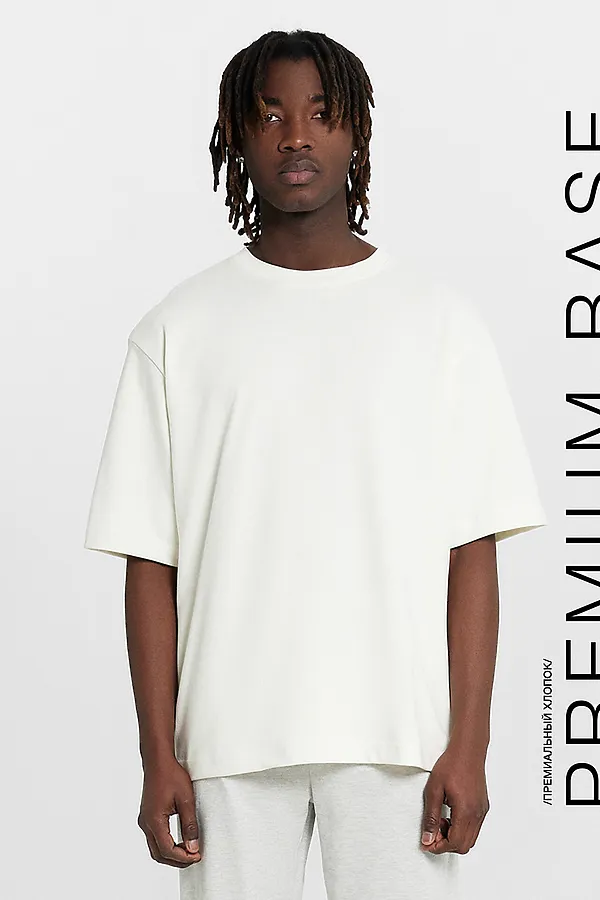 Футболка мужская MARK FORMELLE, св.молочный - фото 1