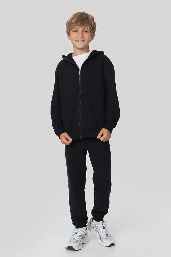 Комплект для мальчиков (толстовка, брюки) MARK FORMELLE, черный - фото 1