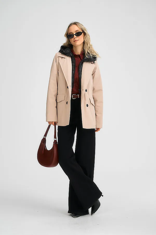 Куртка женская HOOPS, бежевый - фото 1