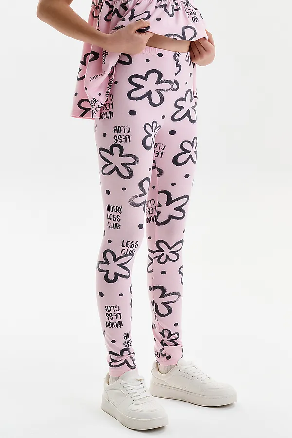 Брюки для девочек PELICAN, светло-розовый - фото 1