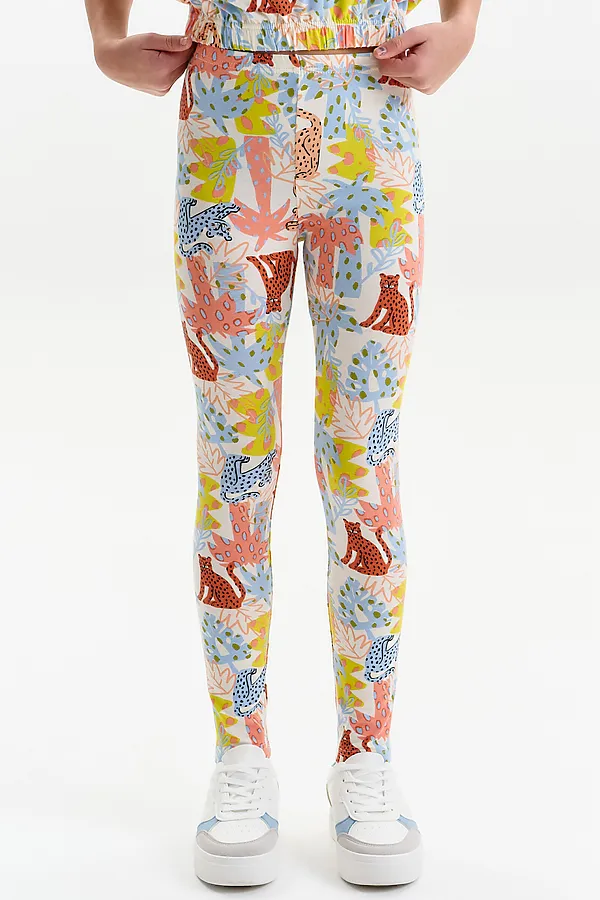 Брюки для девочек PELICAN, персиковый - фото 1