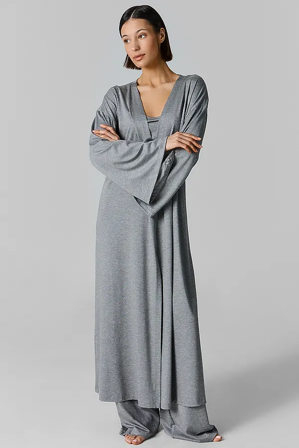 Кардиган женский MARK FORMELLE, средне -серый меланж 4425-в - фото 1