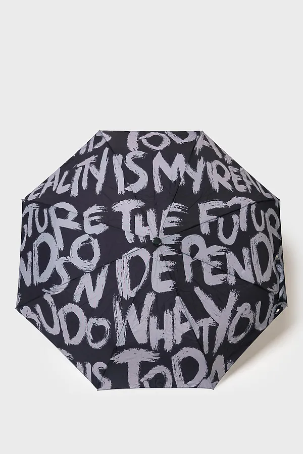 Зонт автоматический для мальчиков PLAYTODAY, черный - фото 1