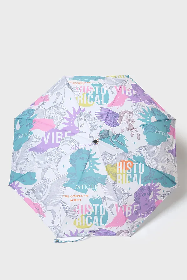 Зонт автоматический для девочек PLAYTODAY, разноцветный - фото 1