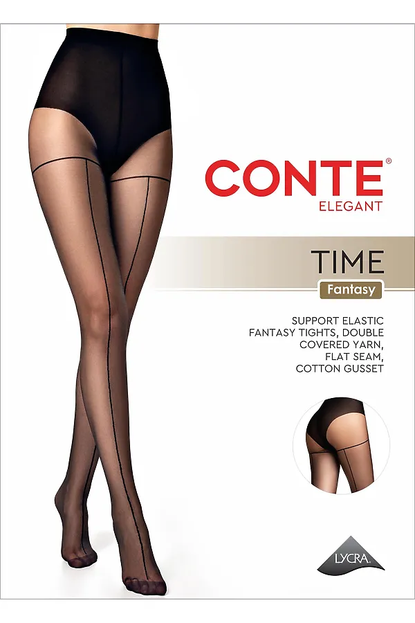 CONTE TIME Колготки женские CONTE ELEGANT, nero - фото 1