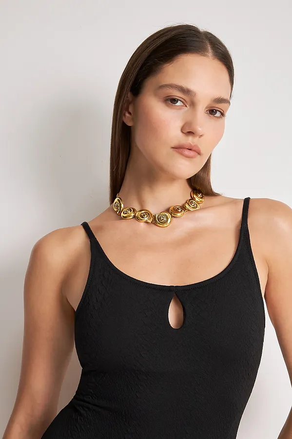 Колье INFINITY, золотистый - фото 1