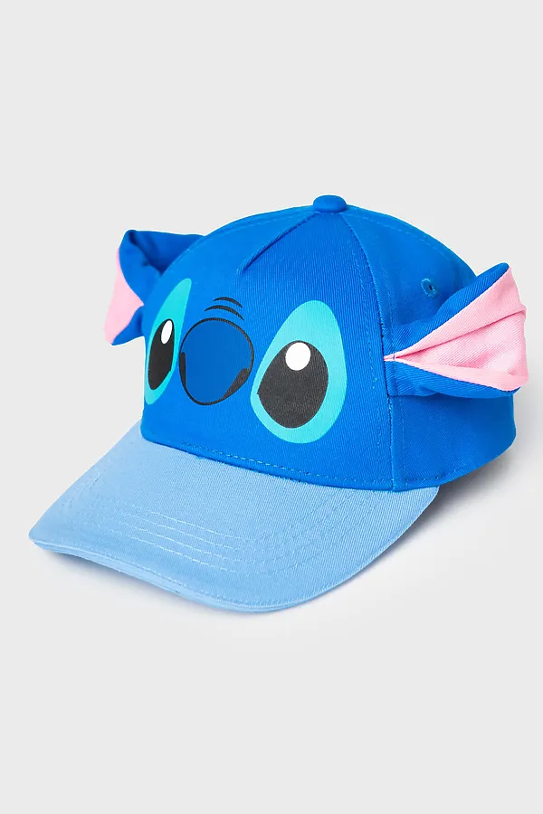 Кепка текстильная для девочек PLAYTODAY, синий,голубой,светло-розовый - фото 1
