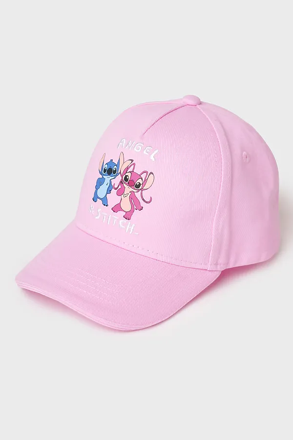 Кепка текстильная для девочек PLAYTODAY, розовый - фото 1