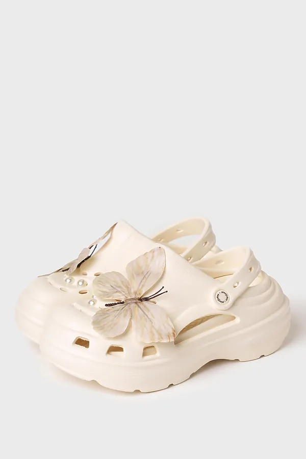 Сабо для девочек PLAYTODAY, бежевый - фото 1