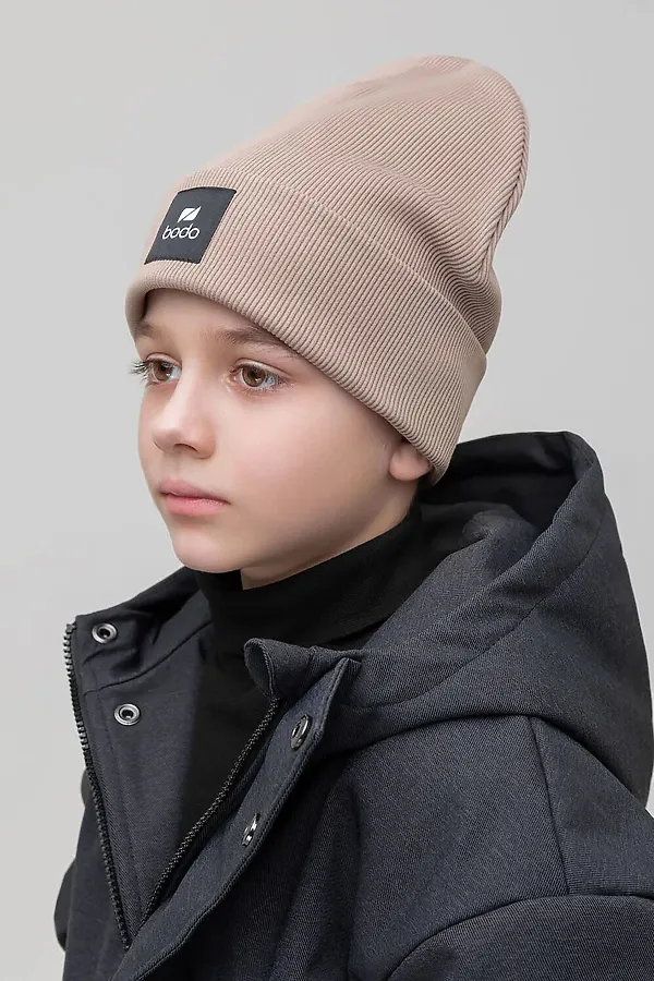 Шапка BODO-S, серо-бежевый - фото 1