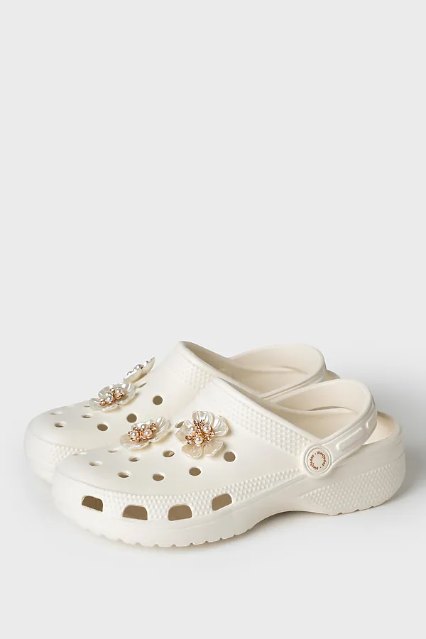 Сабо для девочек PLAYTODAY, молочный - фото 1