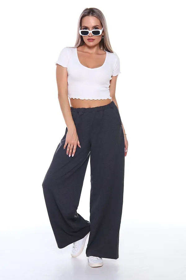 Брюки БЖ003-33ф НАТАЛИ, серый - фото 1