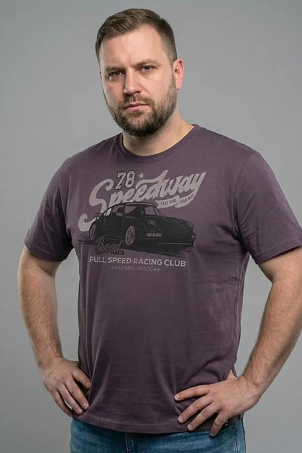 Футболка F5, сливовый - фото 1