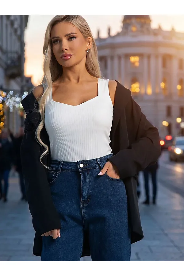 Топ Эстер LADY TAIGA, молочный - фото 1