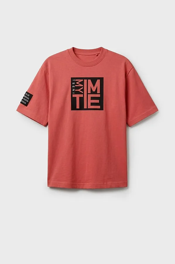 Фуфайка трикотажная для мальчиков (футболка) PLAYTODAY, розовый - фото 1