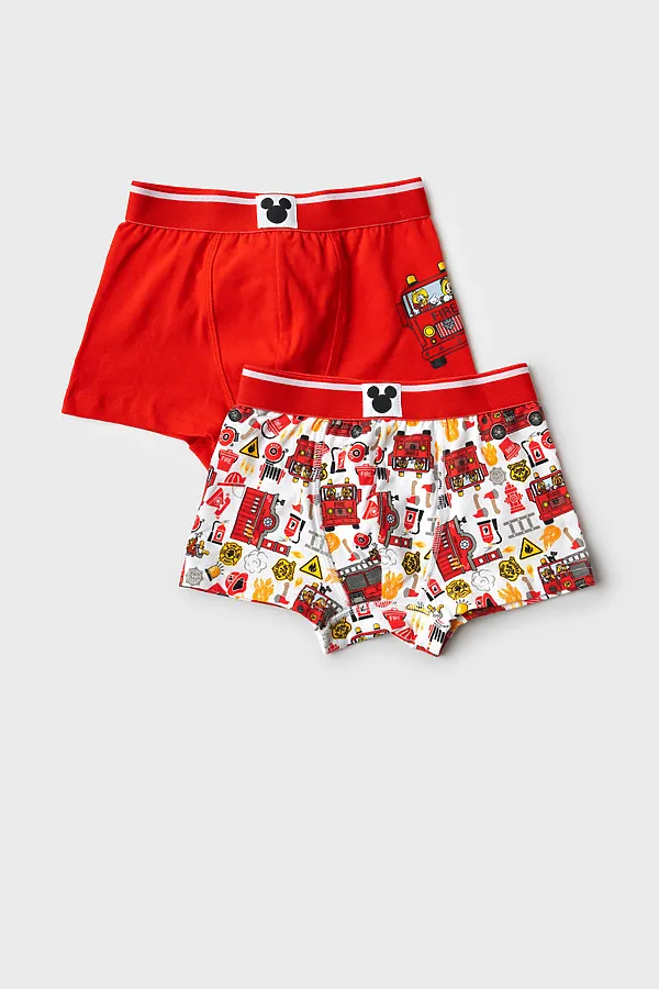 Трусы трикотажные для мальчиков - боксеры, 2 шт в комплекте PLAYTODAY, разноцветный - фото 1